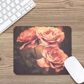 Vintage Rose Print Mouse Pad