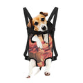 Vintage Rose Print Pet Carrier Backpack