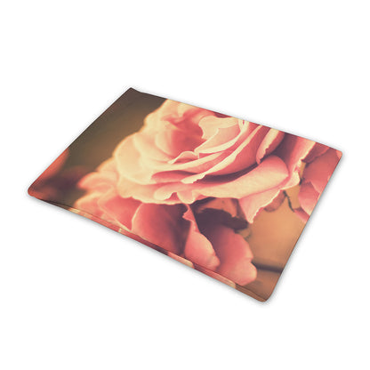 Vintage Rose Print Pet Cooling Mat Cover