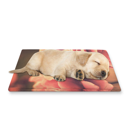 Vintage Rose Print Pet Cooling Mat Cover