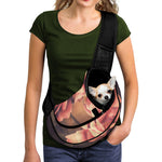 Vintage Rose Print Pet Sling Carrier