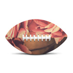 Vintage Rose Print Rugby Ball