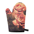 Vintage Rose Print Single Oven Mitt