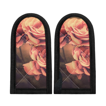 Vintage Rose Print Skillet Handle Cover