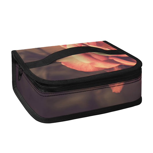 Vintage Rose Print Small Lunch Bag