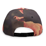 Vintage Rose Print Snapback Cap
