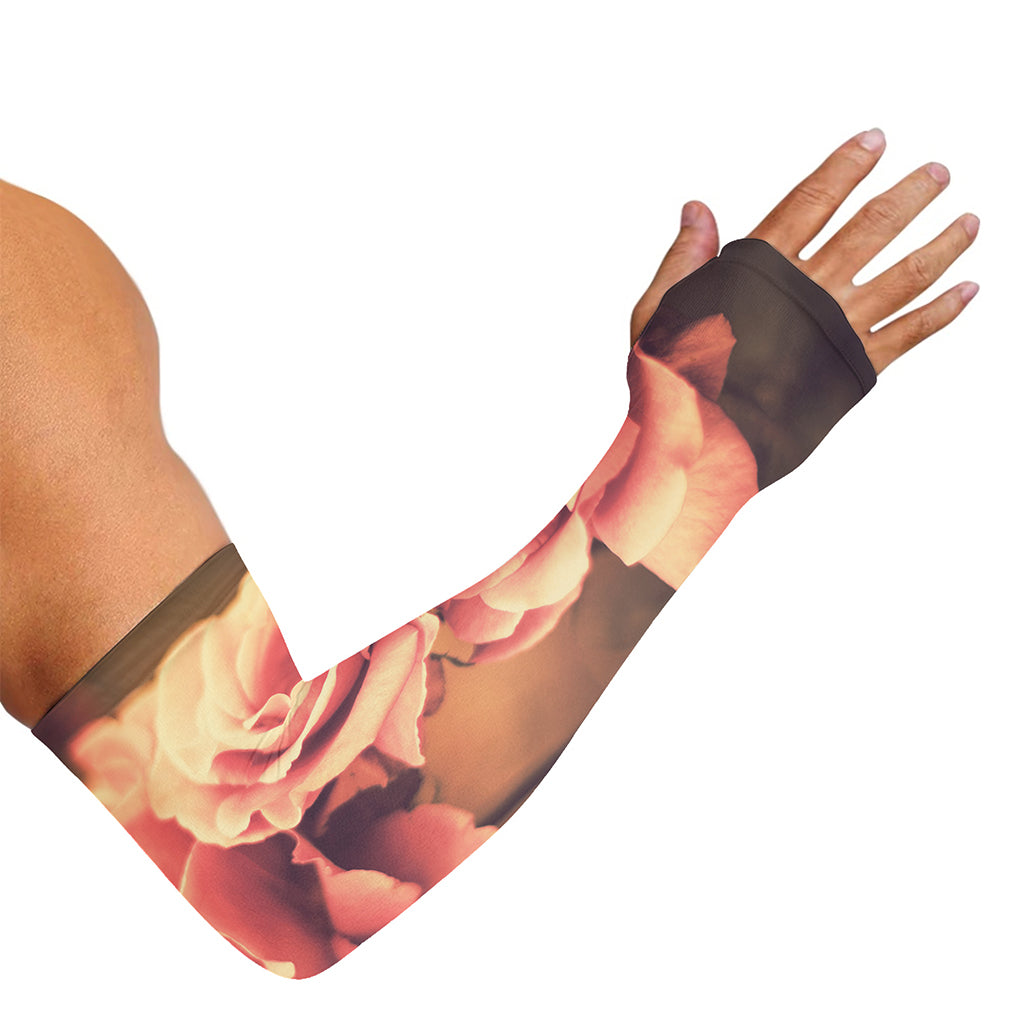 Vintage Rose Print Sun Protection Arm Sleeves