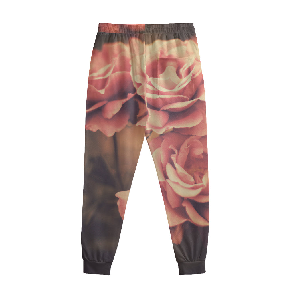 Vintage Rose Print Sweatpants