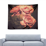 Vintage Rose Print Tapestry