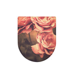 Vintage Rose Print Toilet Lid Cover