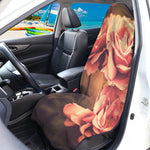 Vintage Rose Print Waterproof Car Seat Cover