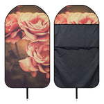 Vintage Rose Print Waterproof Car Seat Cover