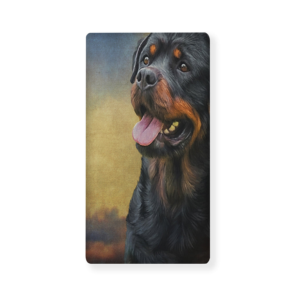 Vintage Rottweiler Portrait Print Baby Crib Sheet