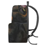 Vintage Rottweiler Portrait Print Backpack