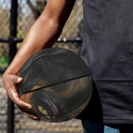 Vintage Rottweiler Portrait Print Basketball