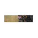 Vintage Rottweiler Portrait Print Bed Runner