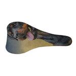 Vintage Rottweiler Portrait Print Bicycle Seat Cover
