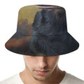 Vintage Rottweiler Portrait Print Bucket Hat