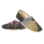Vintage Rottweiler Portrait Print Casual Shoes