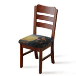 Vintage Rottweiler Portrait Print Chair Cushion Cover