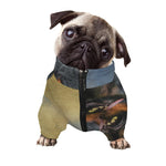 Vintage Rottweiler Portrait Print Dog Zip Up Jacket