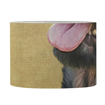 Vintage Rottweiler Portrait Print Drum Lamp Shade