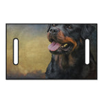 Vintage Rottweiler Portrait Print Golf Cart Seat Cover
