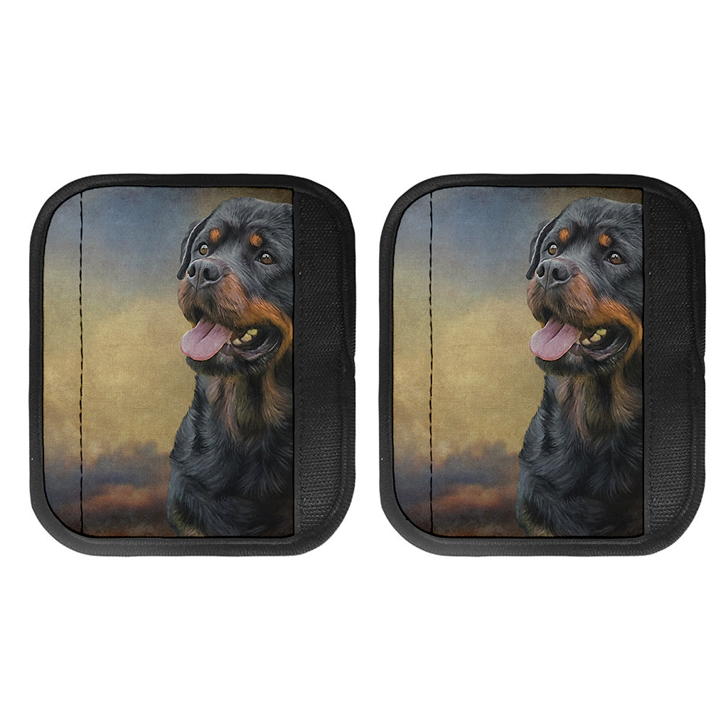 Vintage Rottweiler Portrait Print Handle Covers