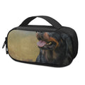 Vintage Rottweiler Portrait Print Portable Cooler Travel Case