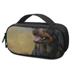 Vintage Rottweiler Portrait Print Insulin Cooler Travel Case
