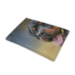 Vintage Rottweiler Portrait Print Pet Cooling Mat Cover