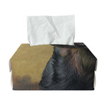 Vintage Rottweiler Portrait Print Rectangle Tissue Box Cover