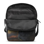 Vintage Rottweiler Portrait Print Rectangular Crossbody Bag