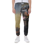 Vintage Rottweiler Portrait Print Scuba Joggers
