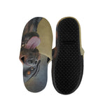 Vintage Rottweiler Portrait Print Slippers