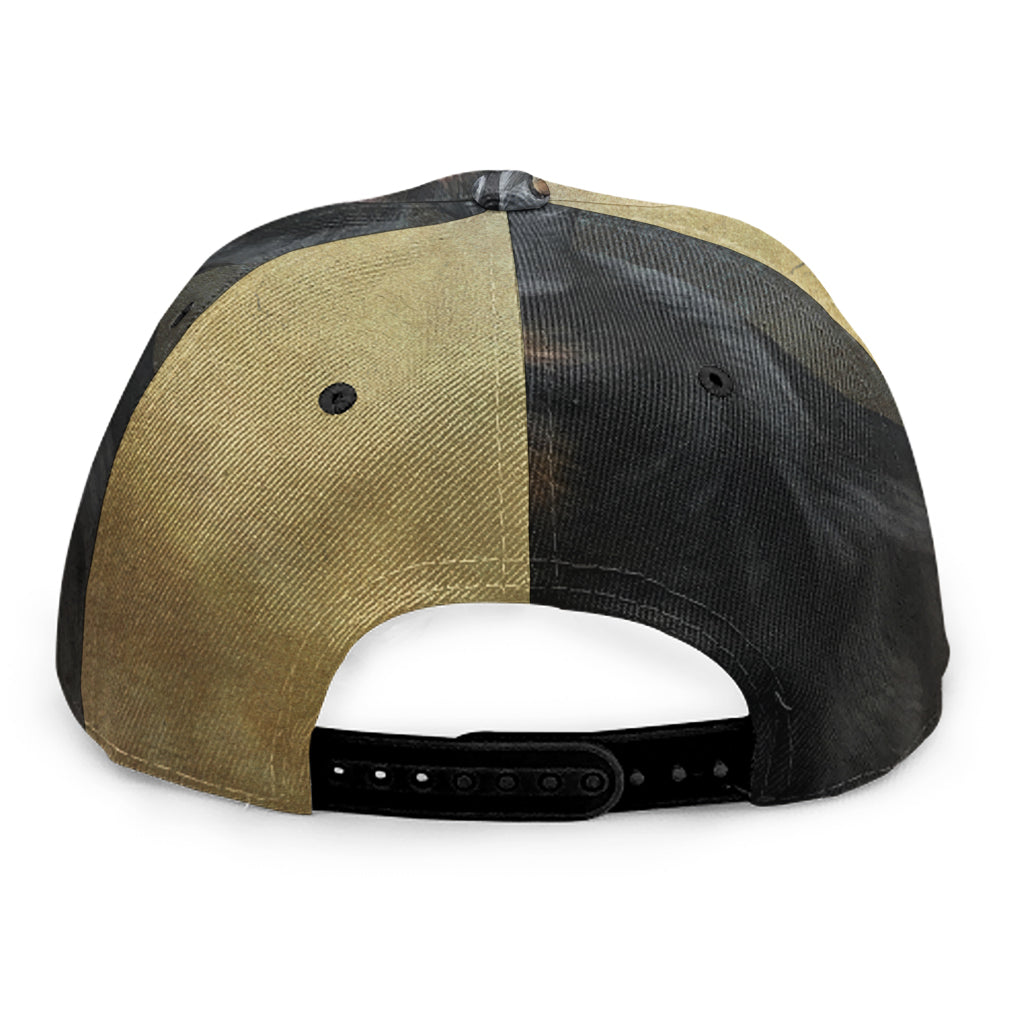 Vintage Rottweiler Portrait Print Snapback Cap
