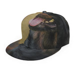 Vintage Rottweiler Portrait Print Snapback Cap