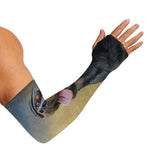 Vintage Rottweiler Portrait Print Sun Protection Arm Sleeves