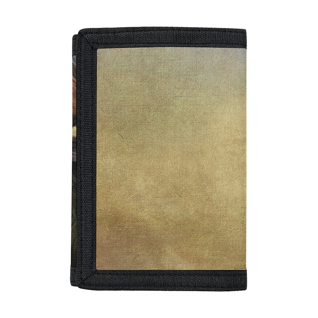 Vintage Rottweiler Portrait Print Trifold Wallet