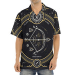 Vintage Sagittarius Zodiac Sign Print Aloha Shirt
