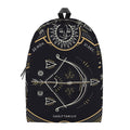 Vintage Sagittarius Zodiac Sign Print School Backpack