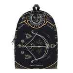 Vintage Sagittarius Zodiac Sign Print Backpack