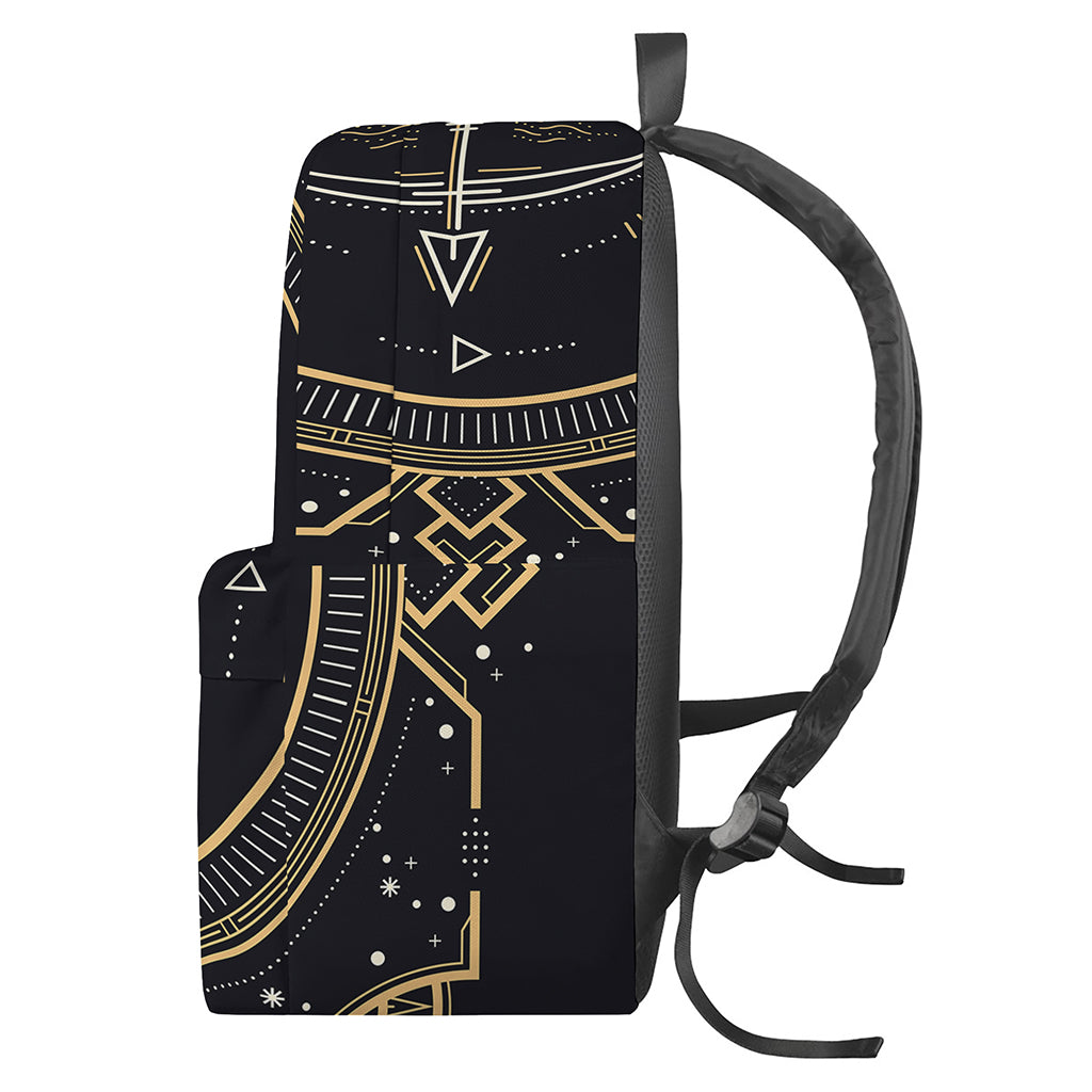 Vintage Sagittarius Zodiac Sign Print Backpack
