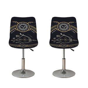 Vintage Sagittarius Zodiac Sign Print Bar Stool Covers