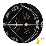 Vintage Sagittarius Zodiac Sign Print Basketball