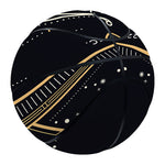 Vintage Sagittarius Zodiac Sign Print Basketball