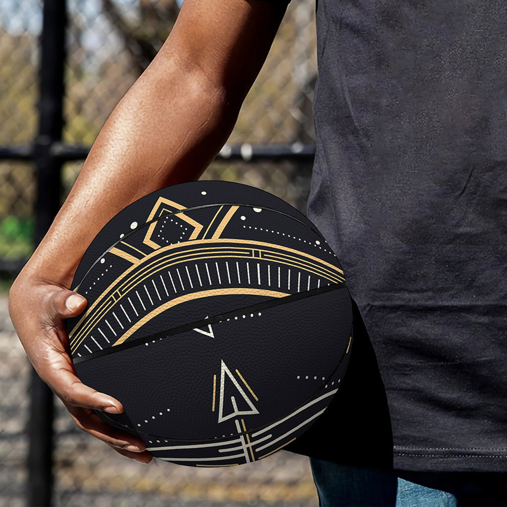 Vintage Sagittarius Zodiac Sign Print Basketball