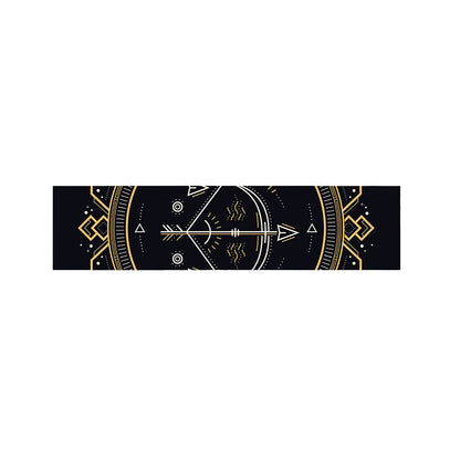 Vintage Sagittarius Zodiac Sign Print Bed Runner