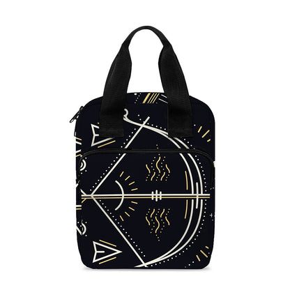 Vintage Sagittarius Zodiac Sign Print Bible Tote Bag