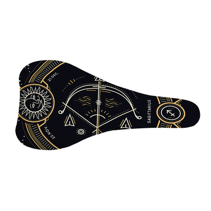 Vintage Sagittarius Zodiac Sign Print Bicycle Seat Cover